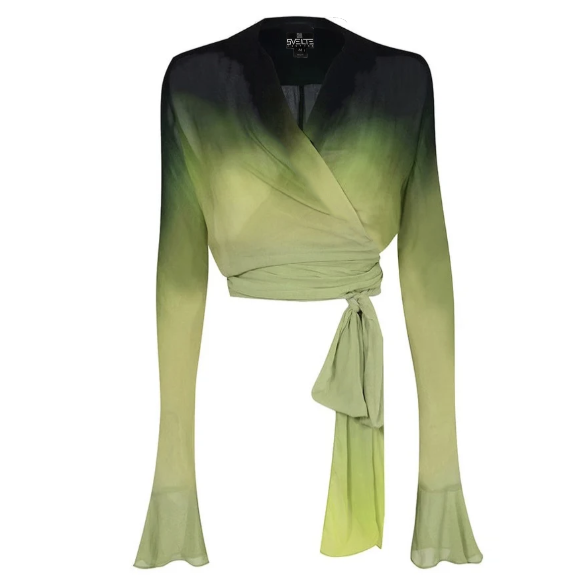 Green Yellow Ombre Top