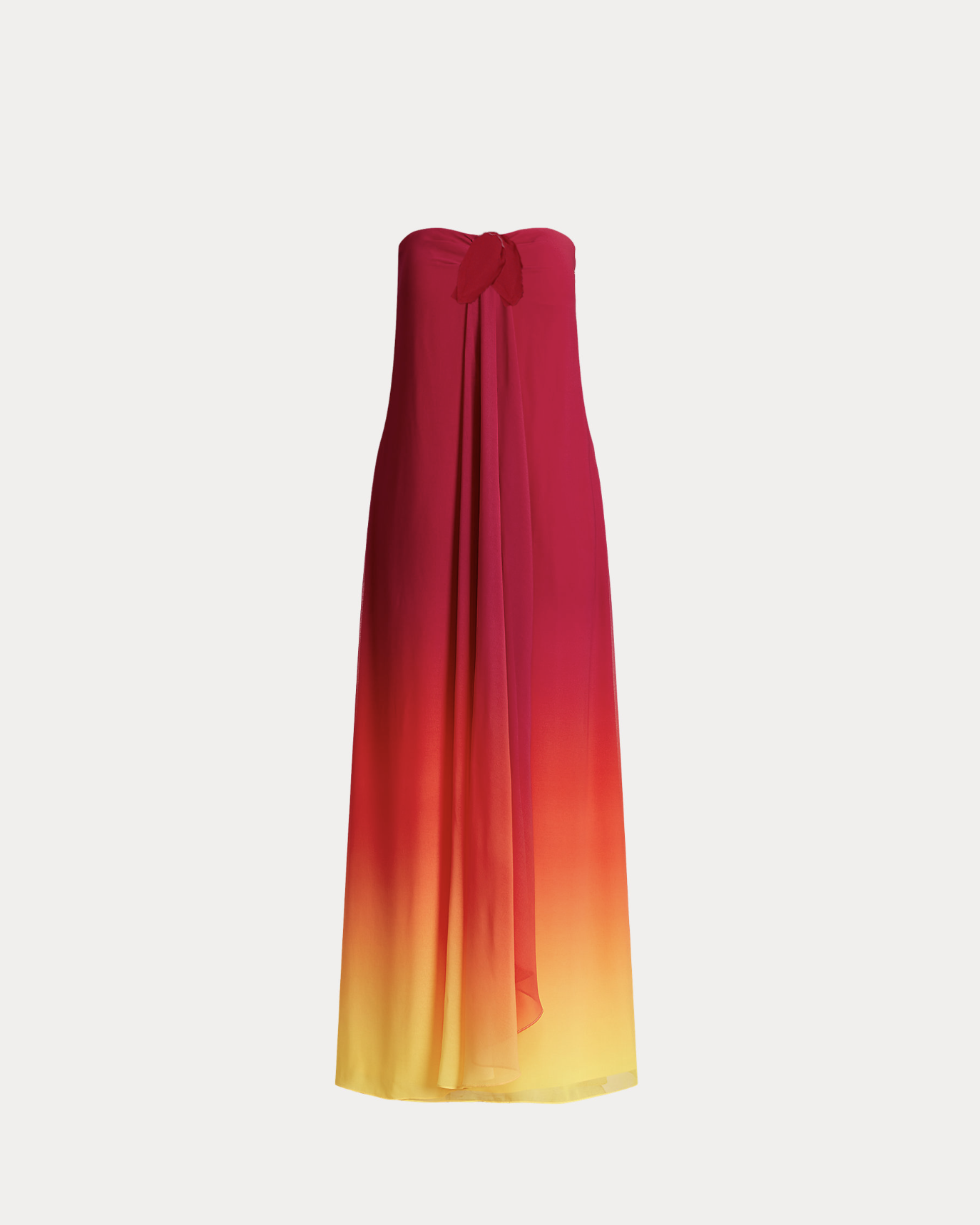 Red Yellow Ombre Tube Gown Svelte Couture Red Yellow Ombre Tube Gown Svelte Couture