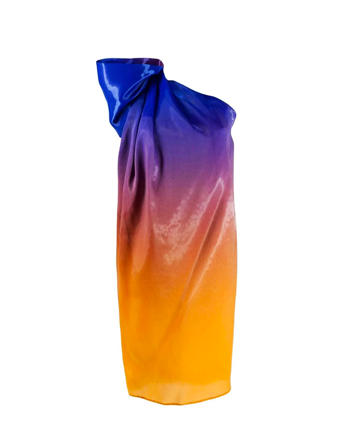 Glass Ombre Blue Orange One Dress
