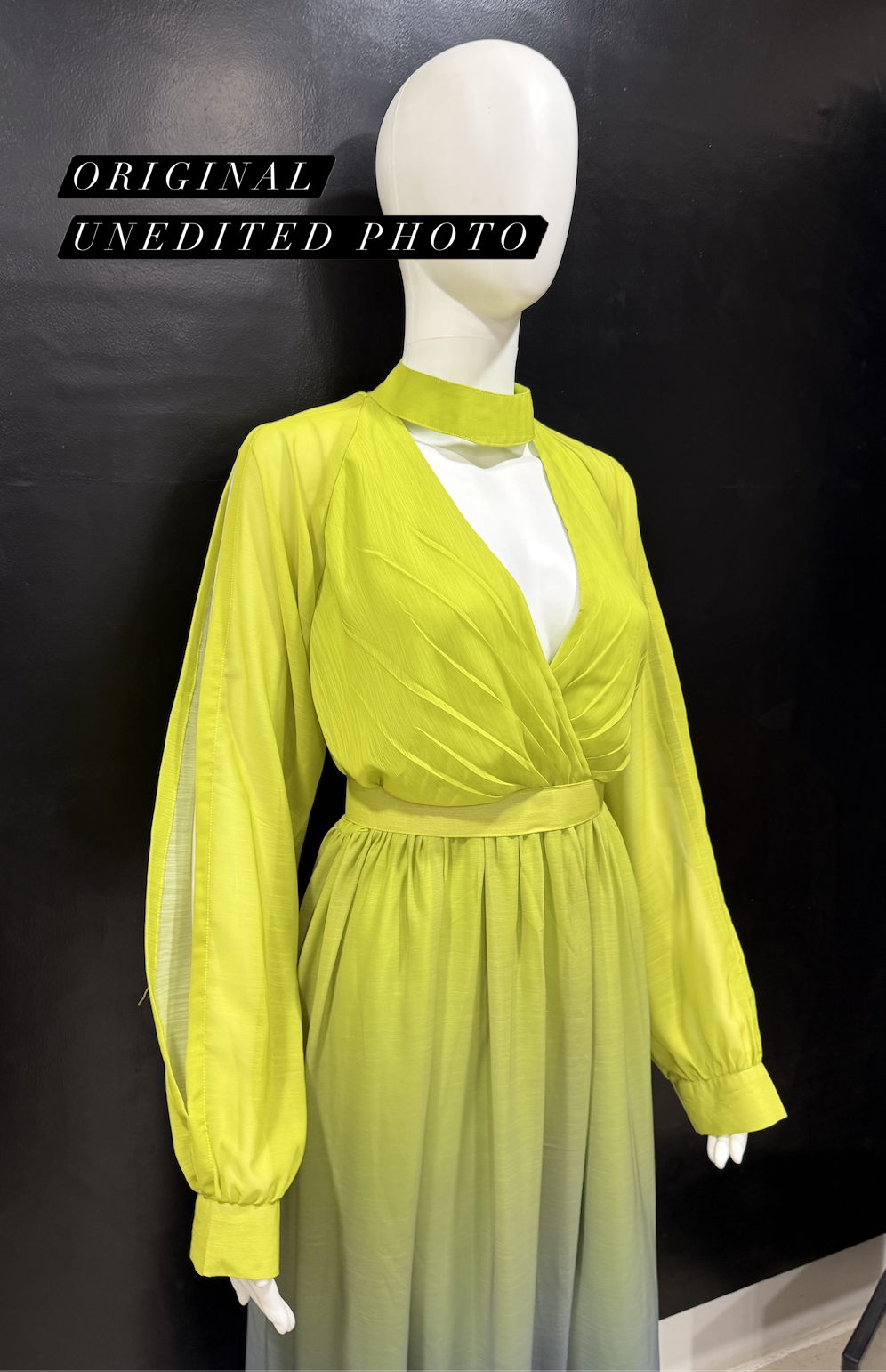 Lime Lilac Ombre Midi