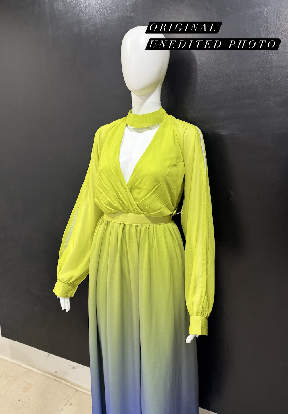 Lime Lilac Ombre Midi