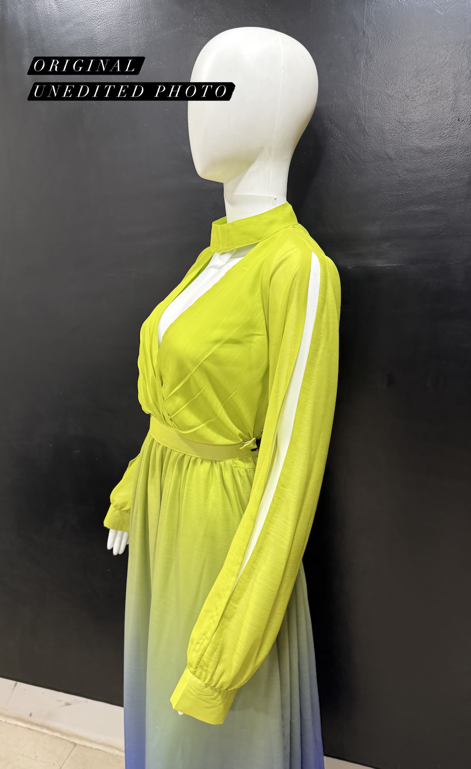 Lime Lilac Ombre Midi