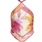 Pink Hibiscus Handkerchief Top