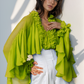 Summer Lime Ruffle Top