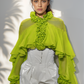 Summer Lime Ruffle Top