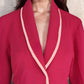 Pink Wrap Blazer Top