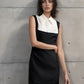 Collar Sleeveless Dress