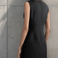 Collar Sleeveless Dress