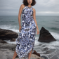 Majolica Halter Handkerchief Dress