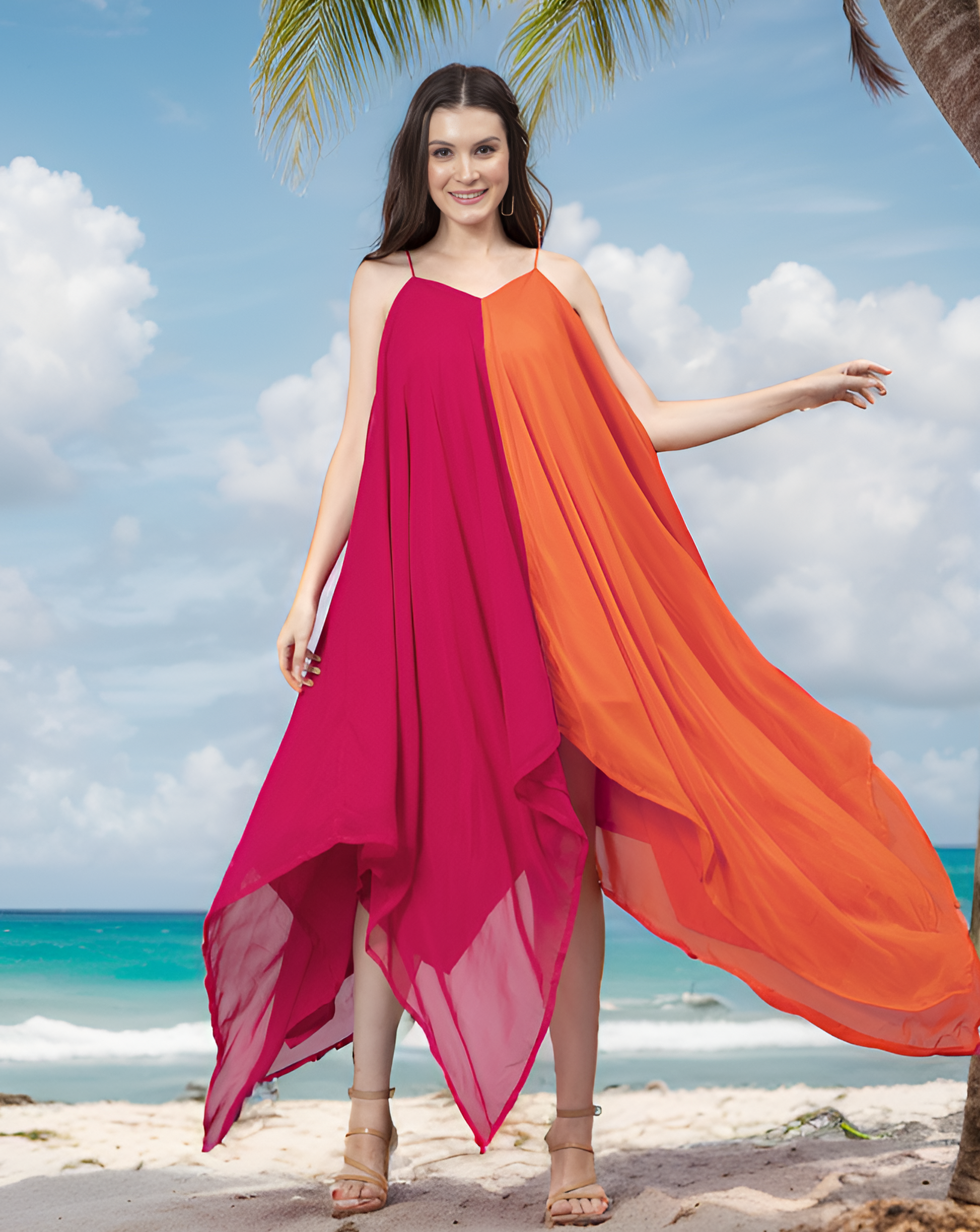 Handkerchief clearance beach dress