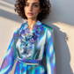 Blue Fantasy Ruffle Dress