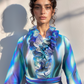 Blue Fantasy Ruffle Dress