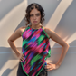 Northern Lights Handkerchief Top