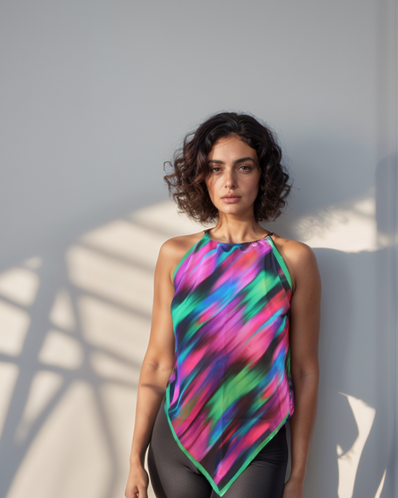 Northern Lights Handkerchief Top