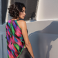 Northern Lights Handkerchief Top
