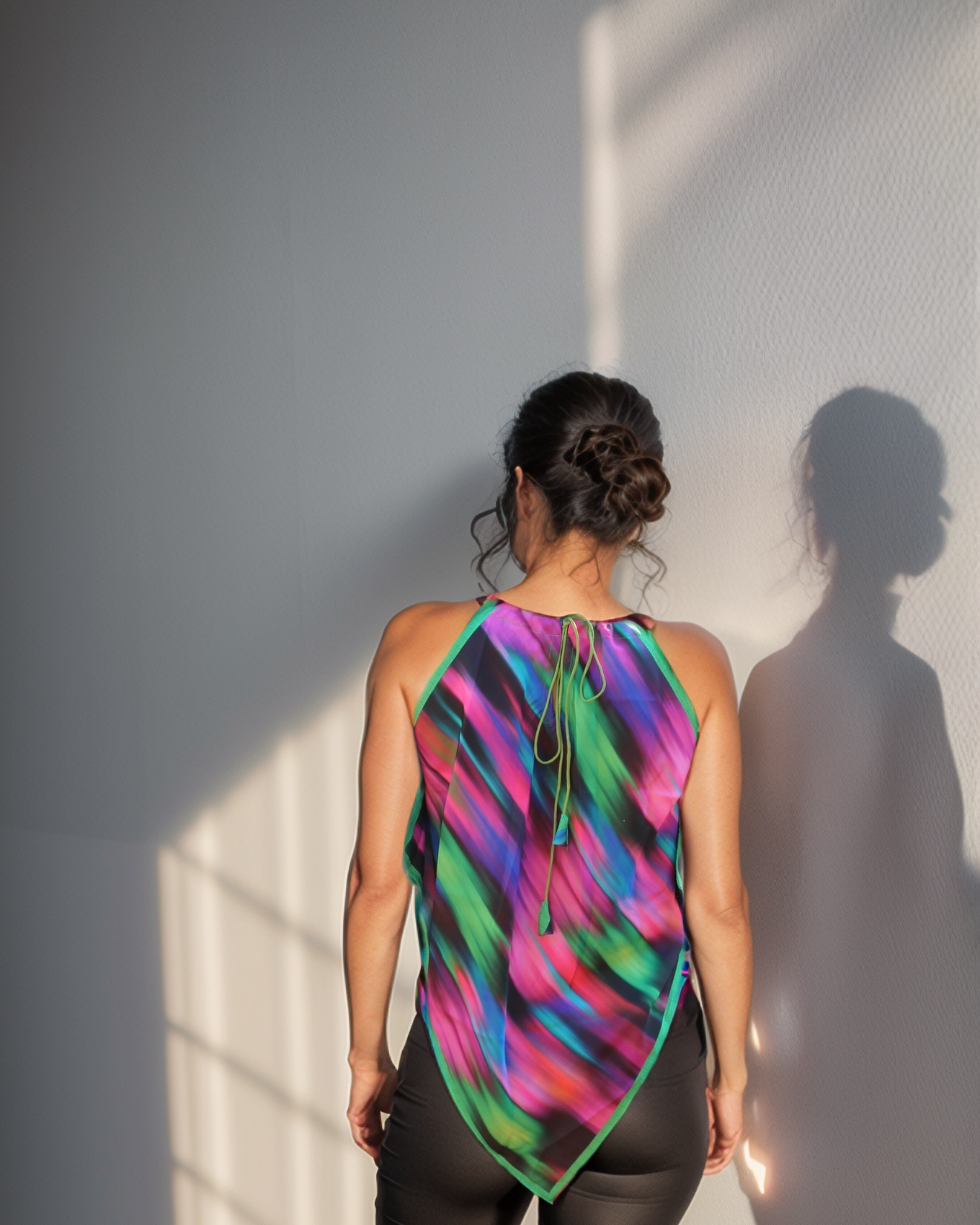 Northern Lights Handkerchief Top