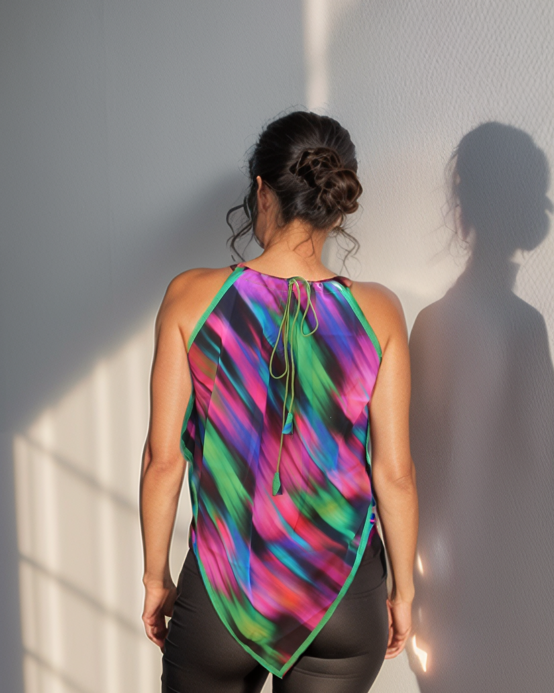 Northern Lights Handkerchief Top