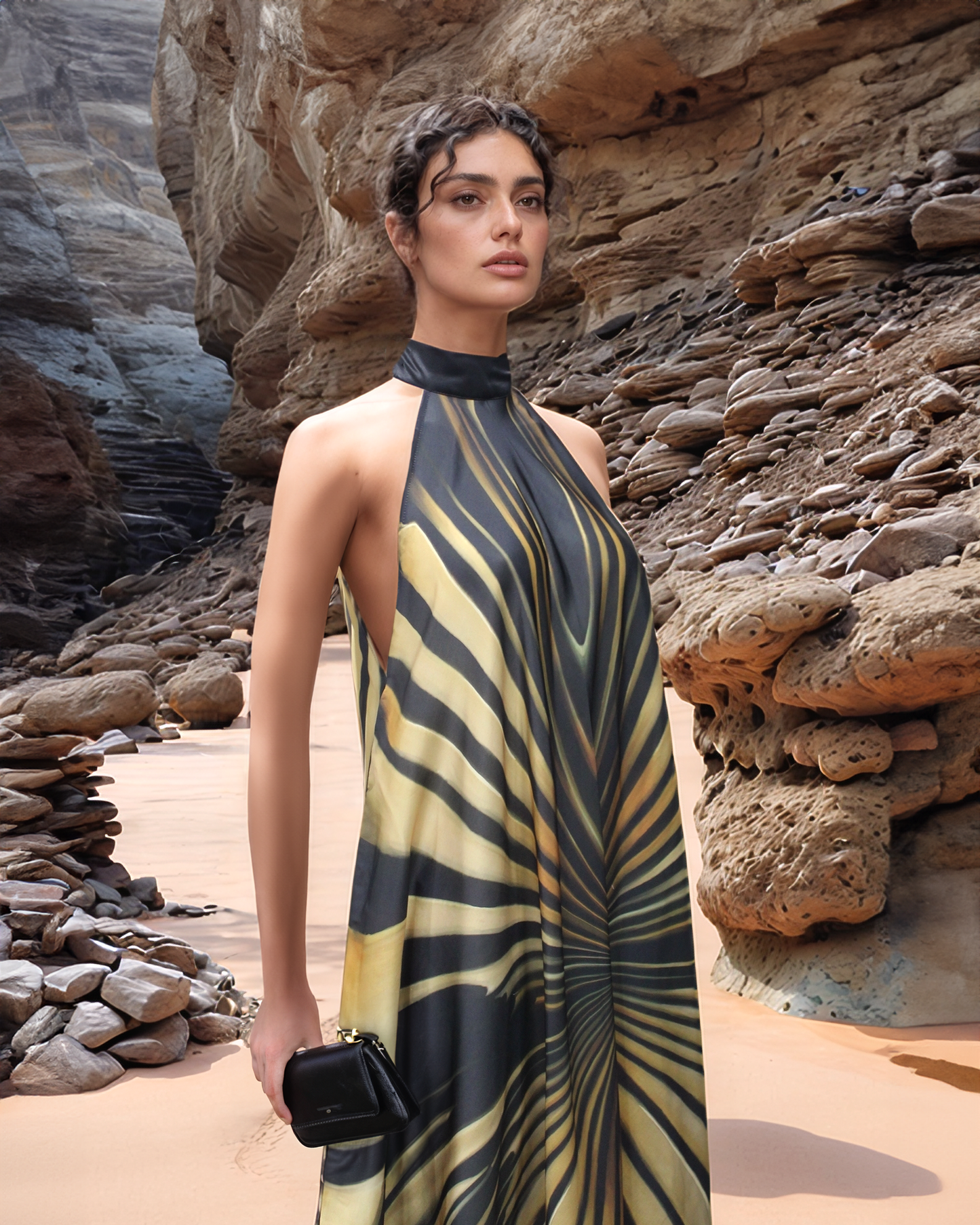 Monarch Tiger Handkerchief Dress