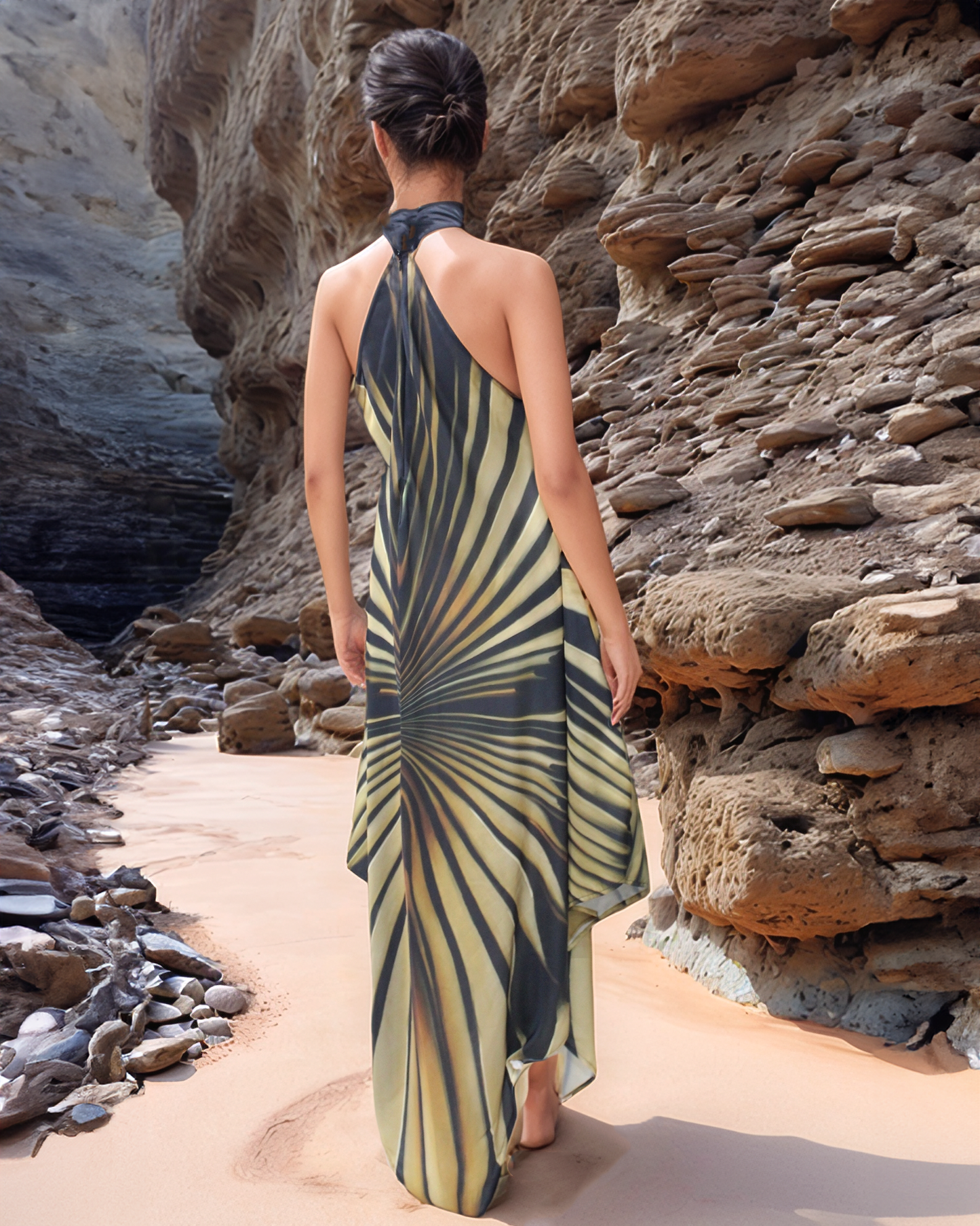 Monarch Tiger Handkerchief Dress
