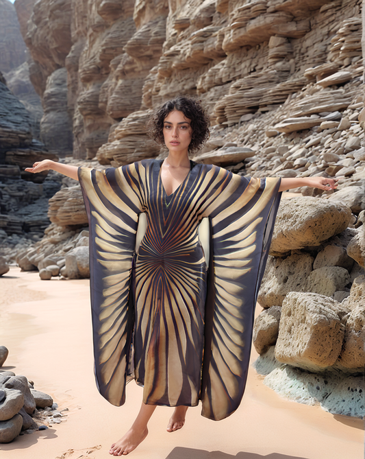 Monarch Tiger Kaftan