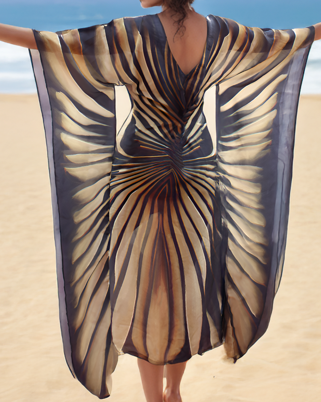 Monarch Tiger Kaftan