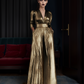 Gold Metallic Vintage Jumpsuit