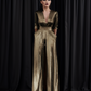 Gold Metallic Vintage Jumpsuit