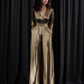 Gold Metallic Vintage Jumpsuit