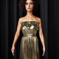 Serena Gold Metal Dress