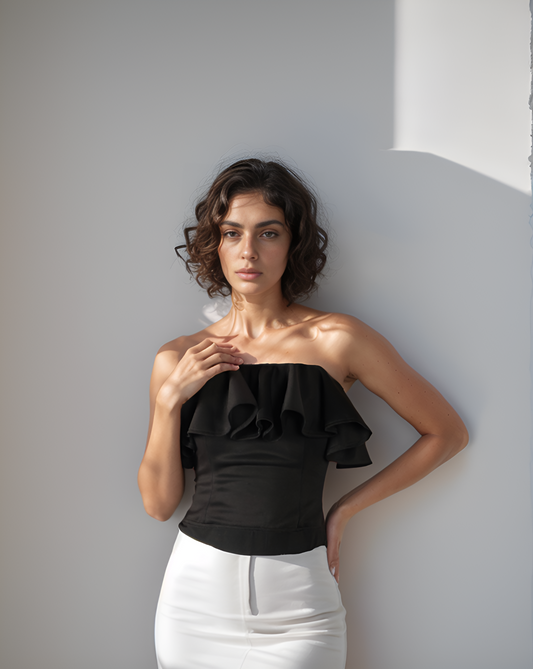 Ruffle Tube Top