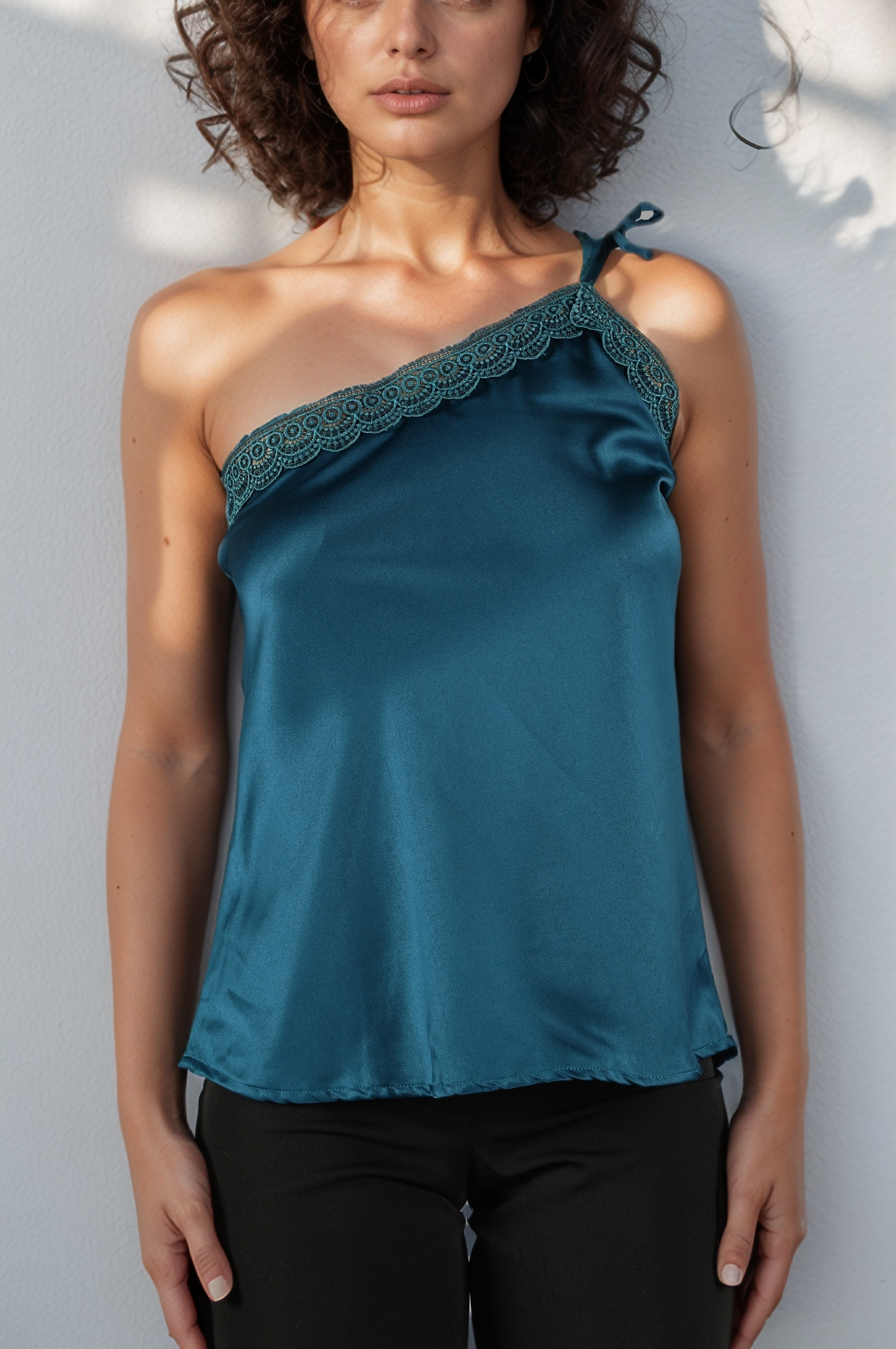 CLEARANCE - Carly One Shoulder Top
