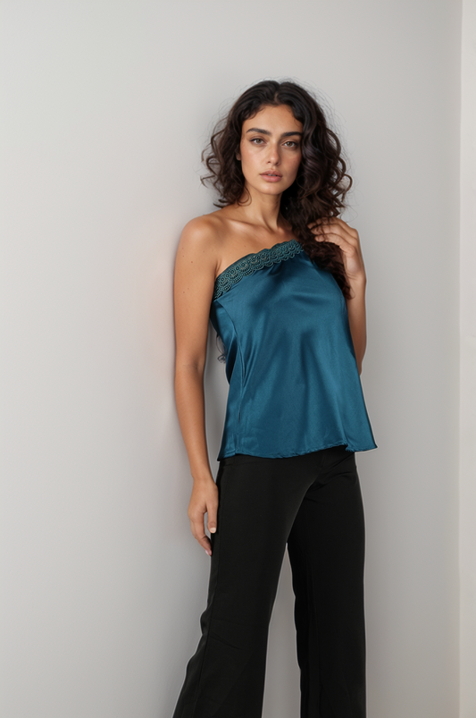 CLEARANCE - Carly One Shoulder Top