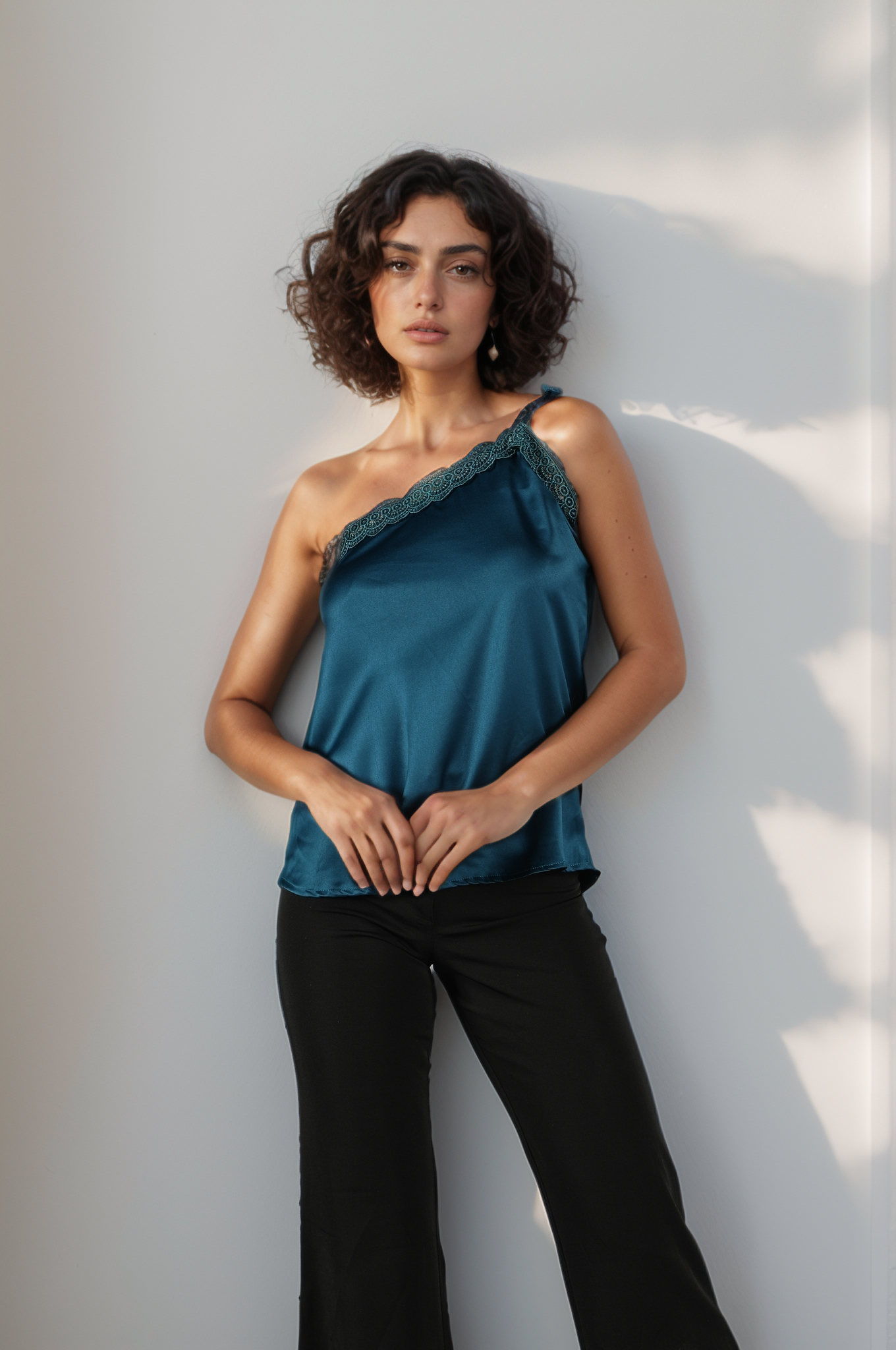 CLEARANCE - Carly One Shoulder Top