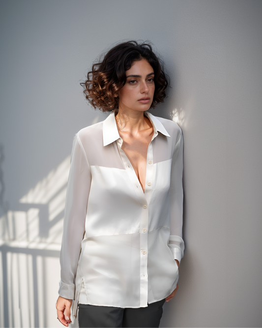 White Sheer Shirt