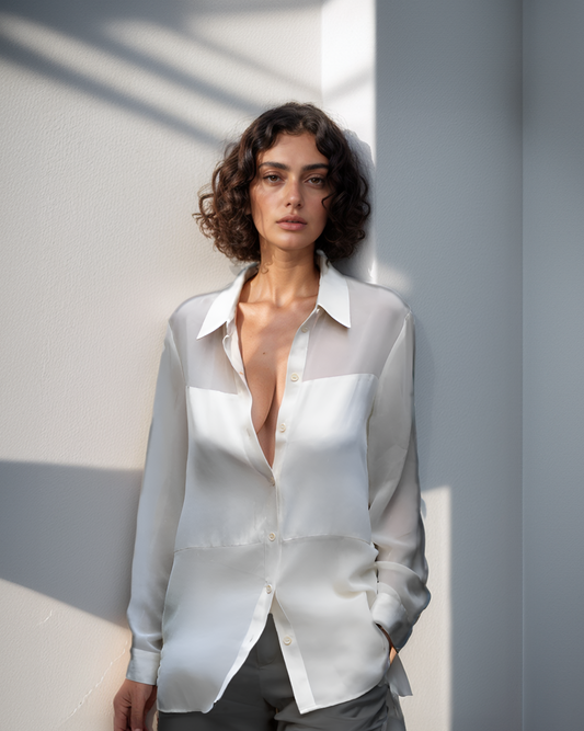 White Sheer Shirt