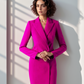CLEARANCE Fuscia Blazer Midi