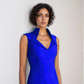 Electric Blue Cut Out Top