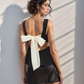 White Back Bow Top