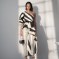 Striped One Drama Top