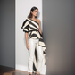 Striped One Drama Top