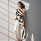 Striped One Drama Top