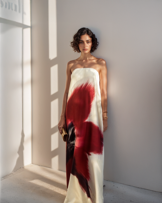 Orchid Cream Tube Gown