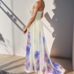 LUXE FlowerPaint Tube Gown