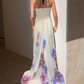 LUXE FlowerPaint Tube Gown