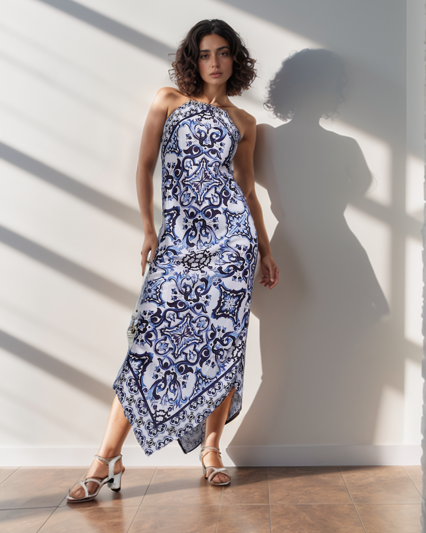 Majolica Halter Handkerchief Dress