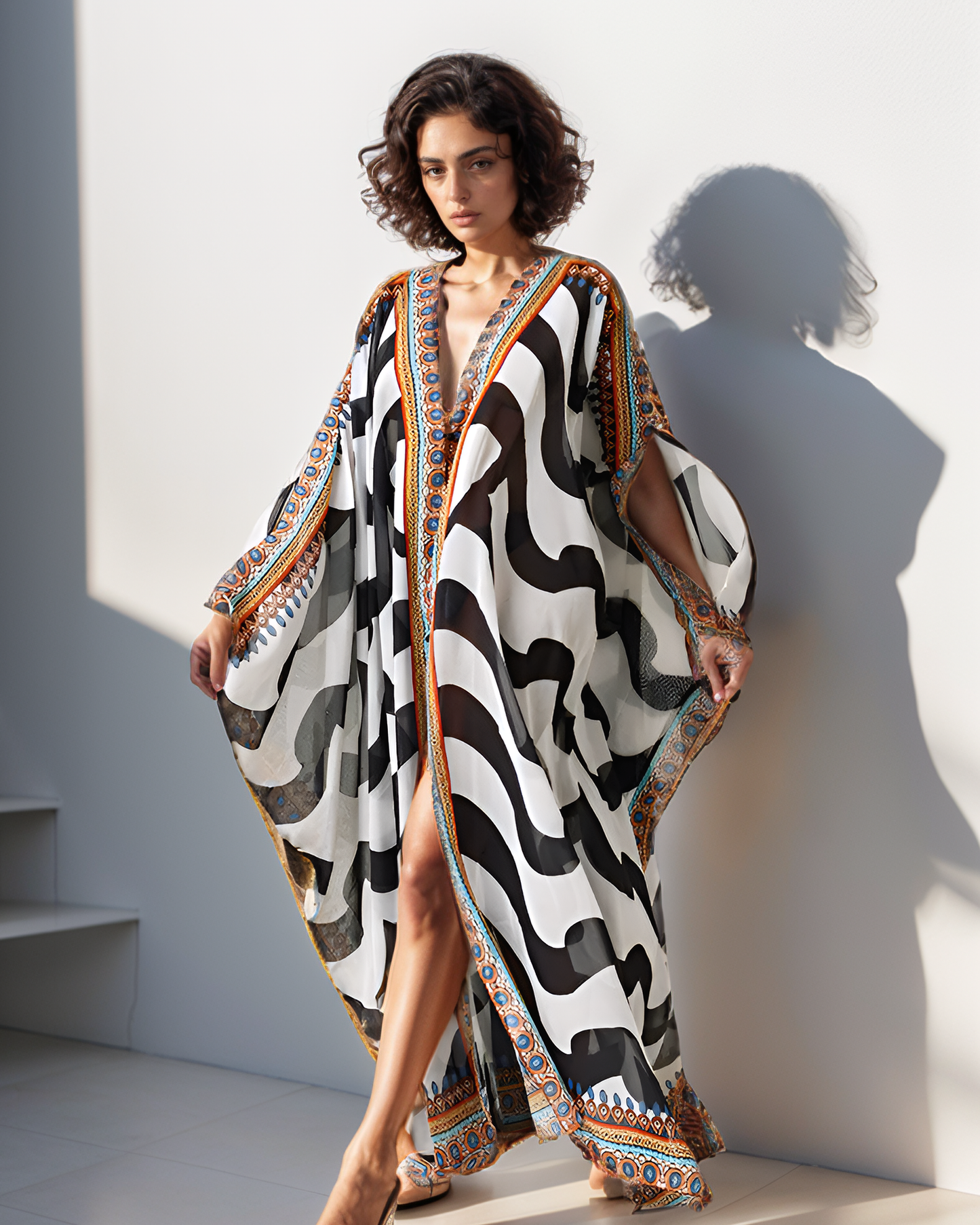 Tribal Print Kaftan