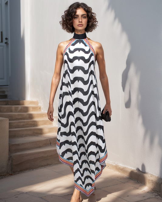 Tribal Abstract Handkerchief Dress