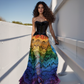 Scarlet Macaw Pleated Skirt