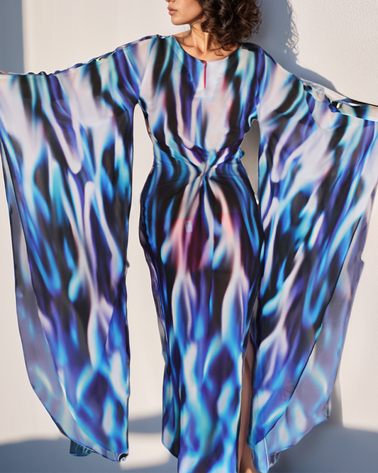 Blue Fantasy Kaftan