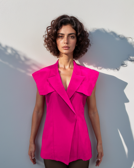 LUXE Vivi Fuscia Top